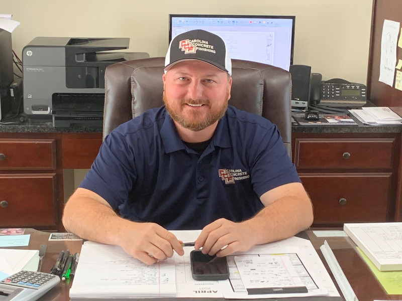 President of Carolina Concrete Finishing Shaun Harrell